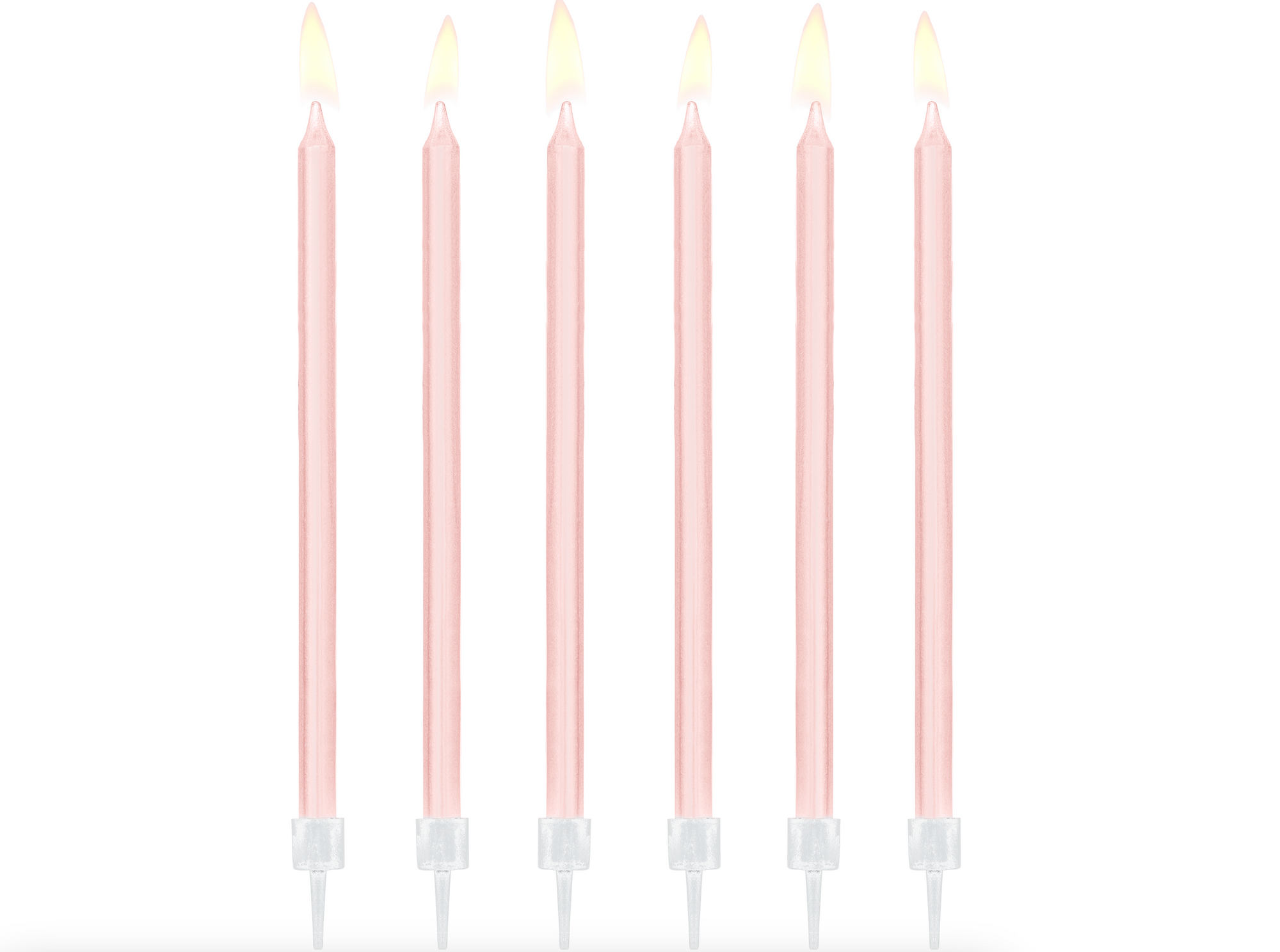 Baby Pink Birthday Candles