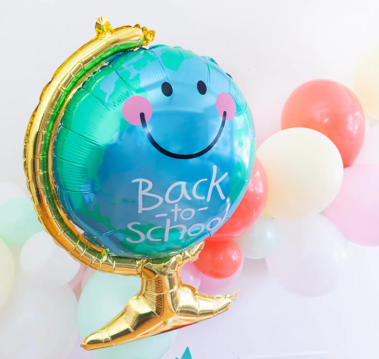 Back to School Globe Foil Balloon