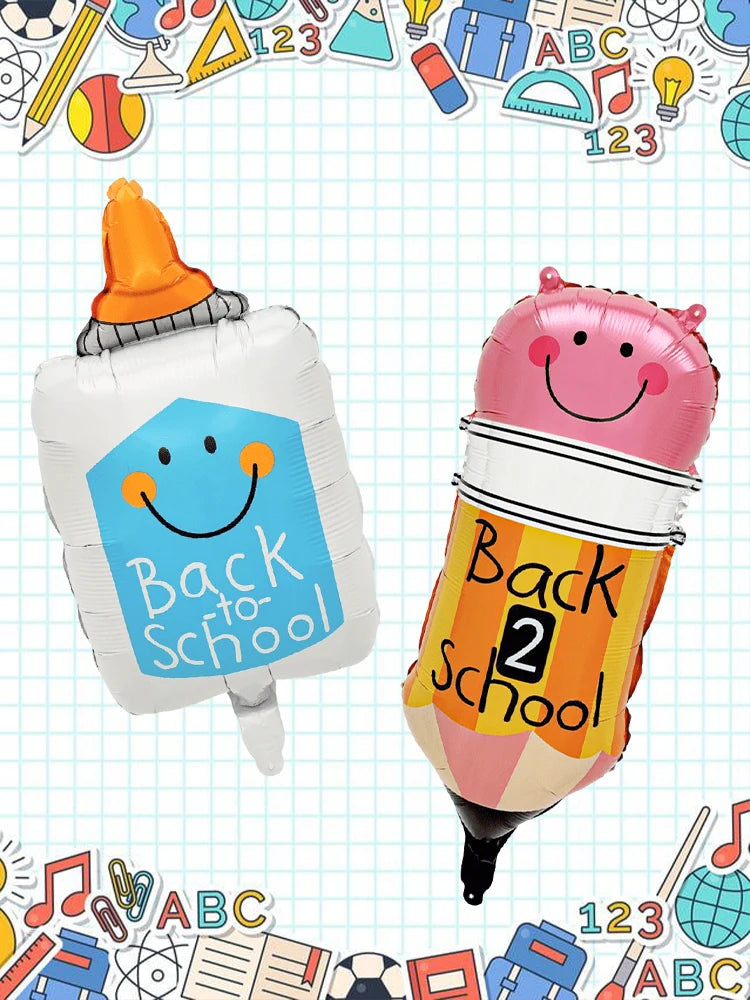Back to School Foil Balloon Set