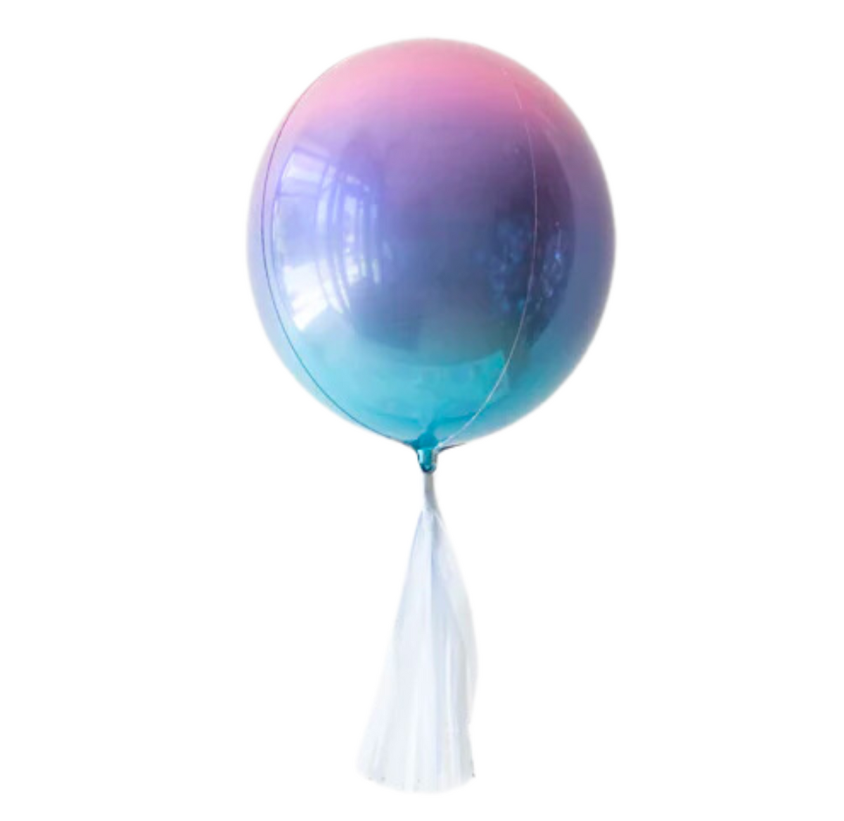 Pastel Pink &amp; Blue Ombré Orbz Balloon