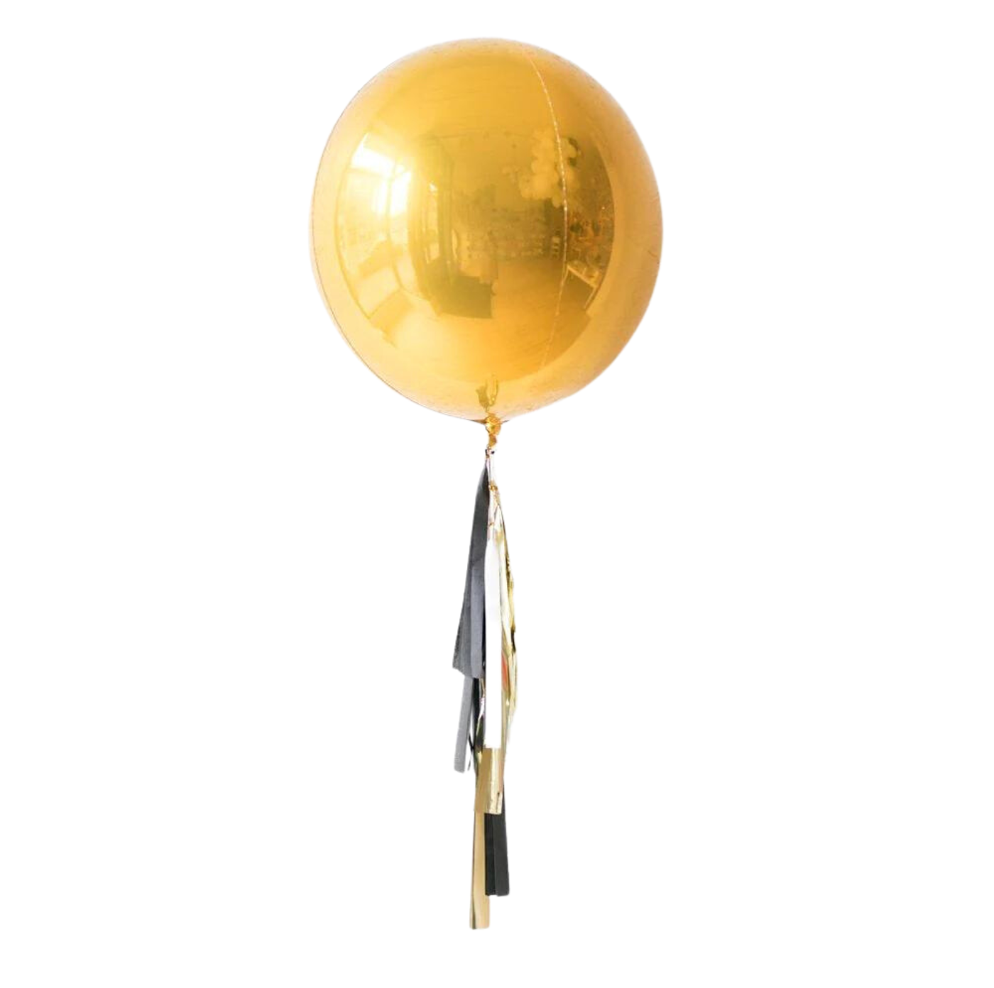 Customizable Orb Balloon with Tassels