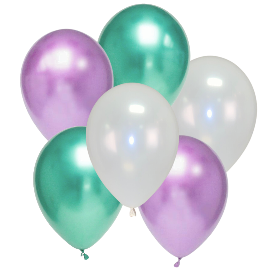 White, Chrome Green &amp; Purple Bouquet