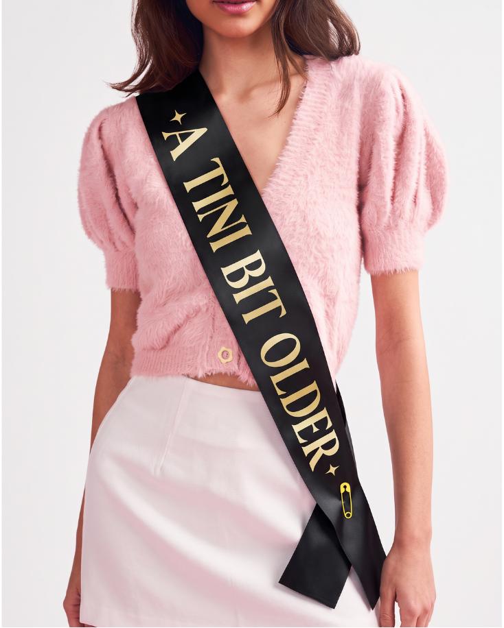 A Tiny Bit Older Black Sash