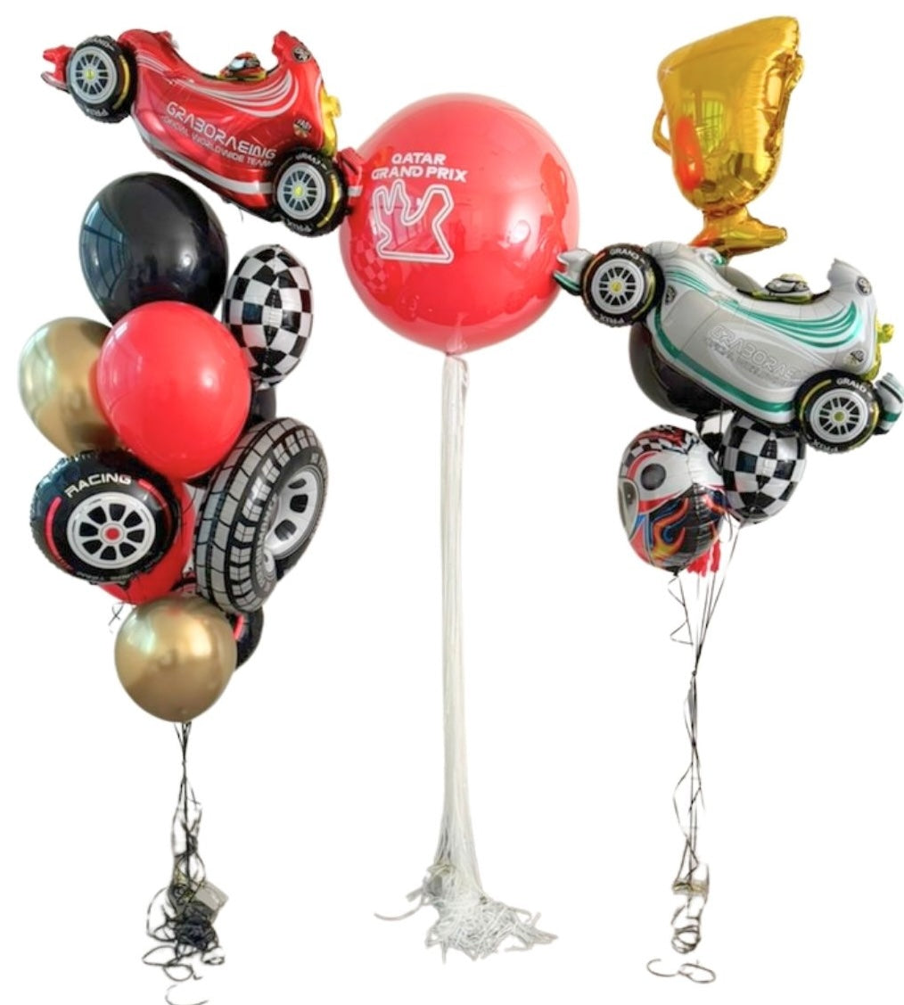 Car Race Balloon Bouquet