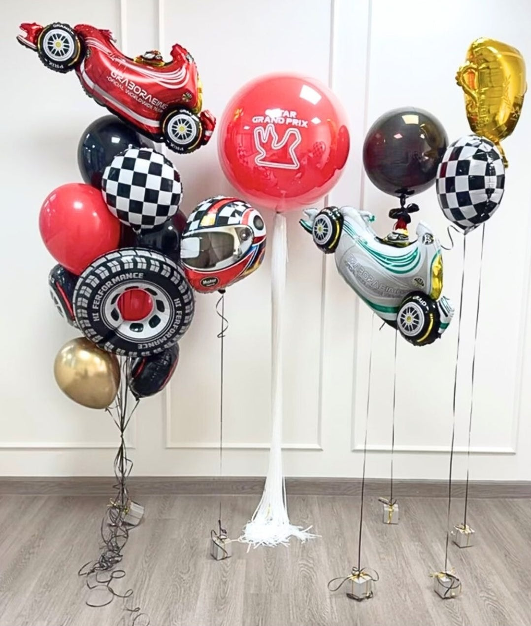 Car Race Balloon Bouquet