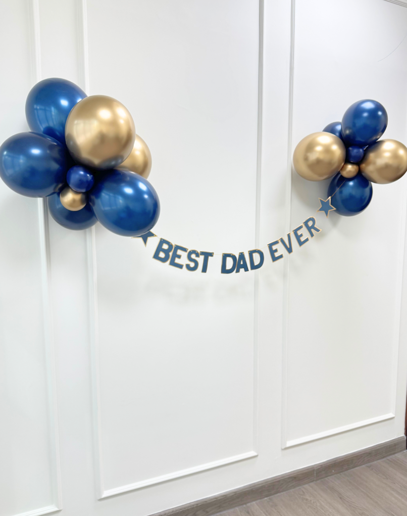 BEST DAD EVER Balloon Bunting