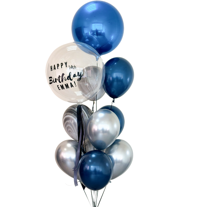 Balloon Bouquet with Custom Message
