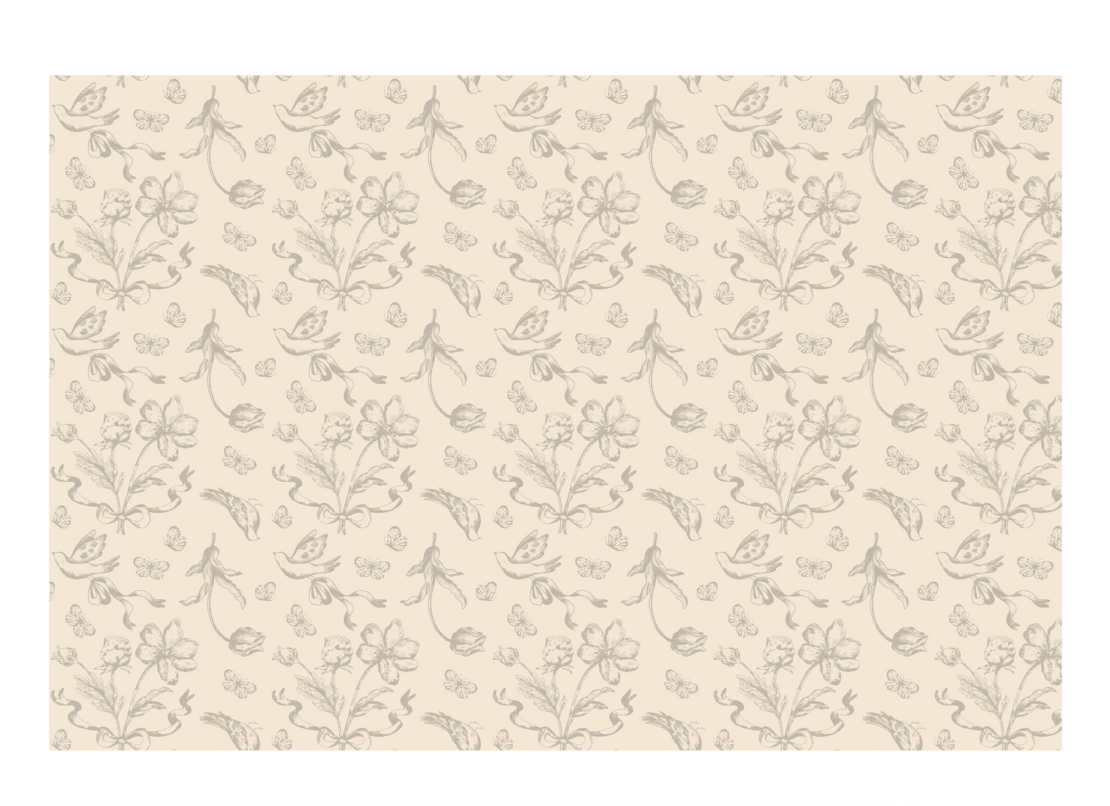 Floral pattern on a beige background