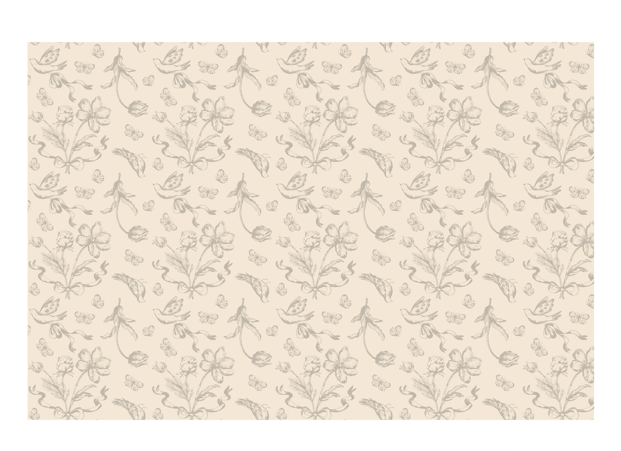 Floral pattern on a beige background