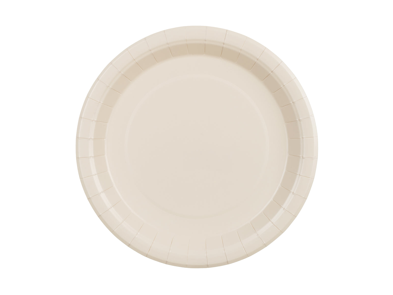 Beige Paper Plates
