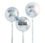 Silver Orbz & Tassels Balloon Set