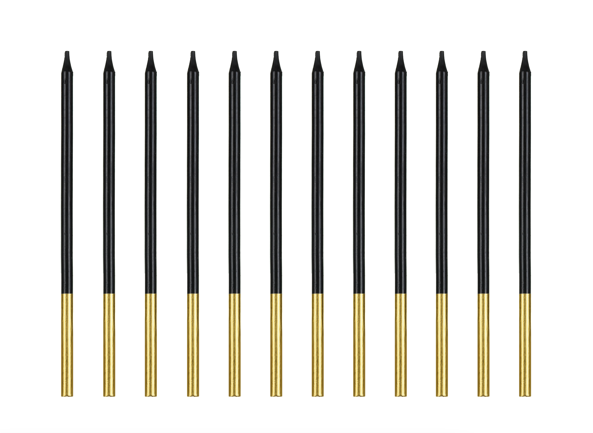 Black Birthday Candles 