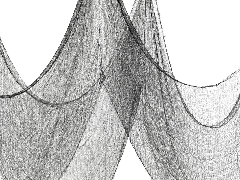 Black Fabric Halloween Backdrop