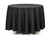 Black Matte Round Tablecloth