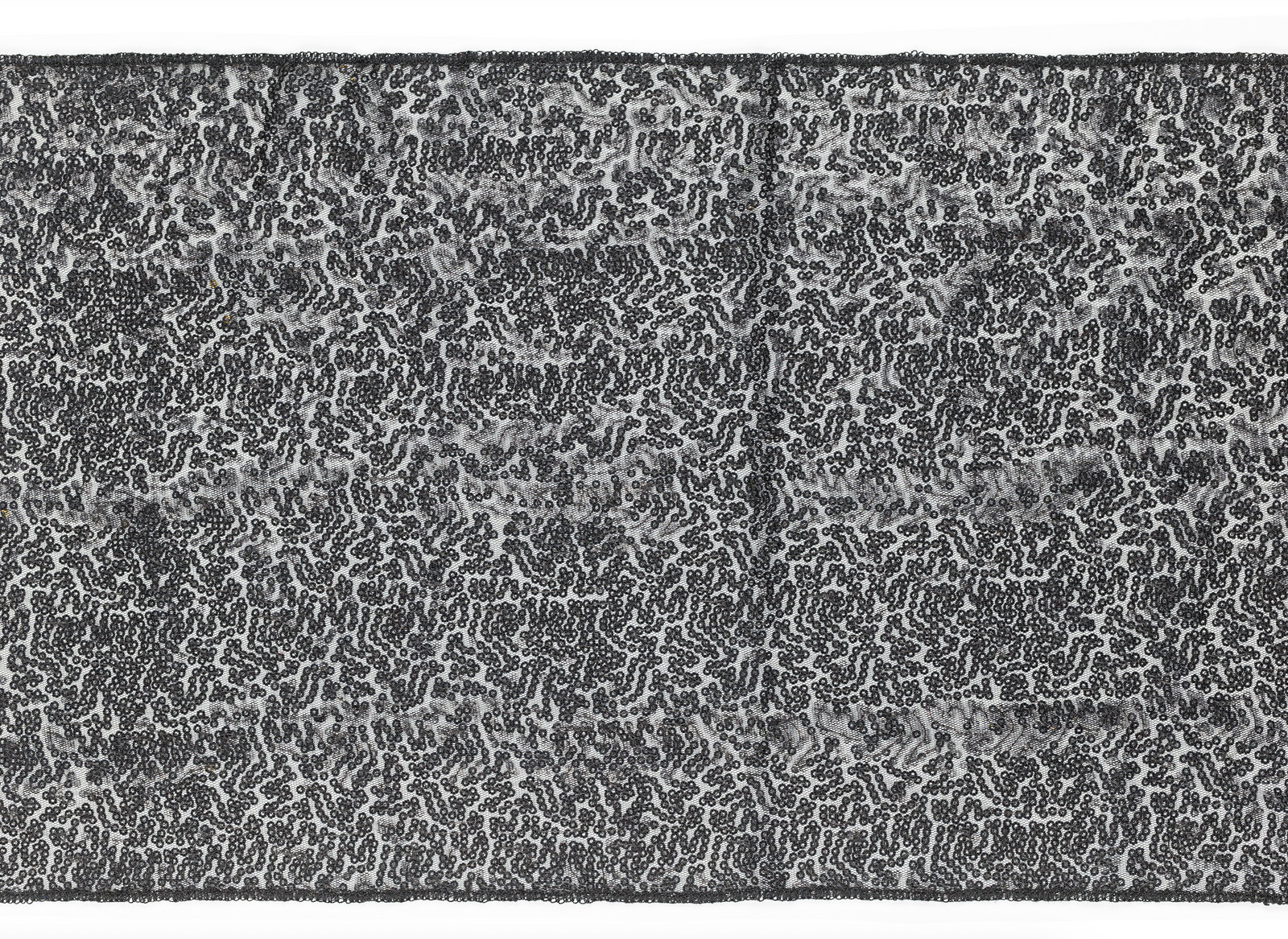 Black Sequin Table Runner