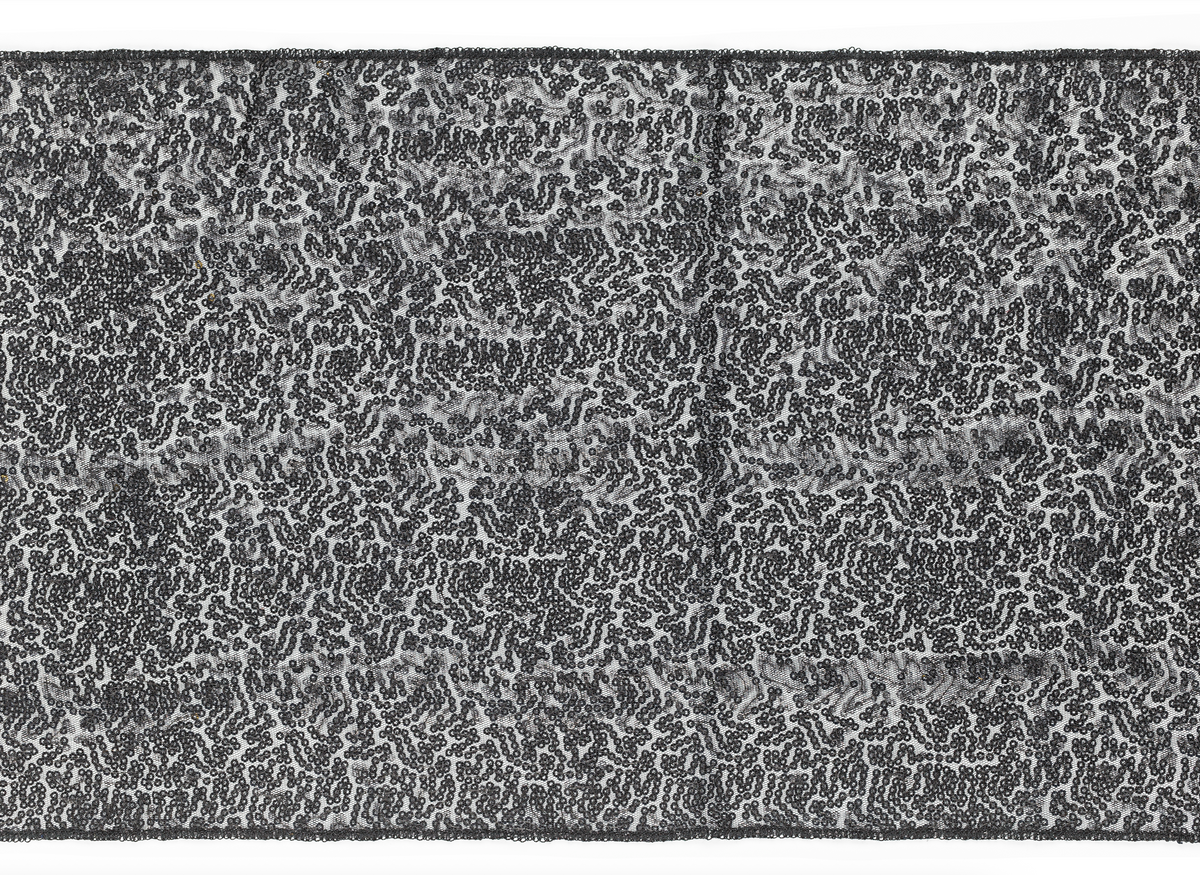 Black Sequin Table Runner