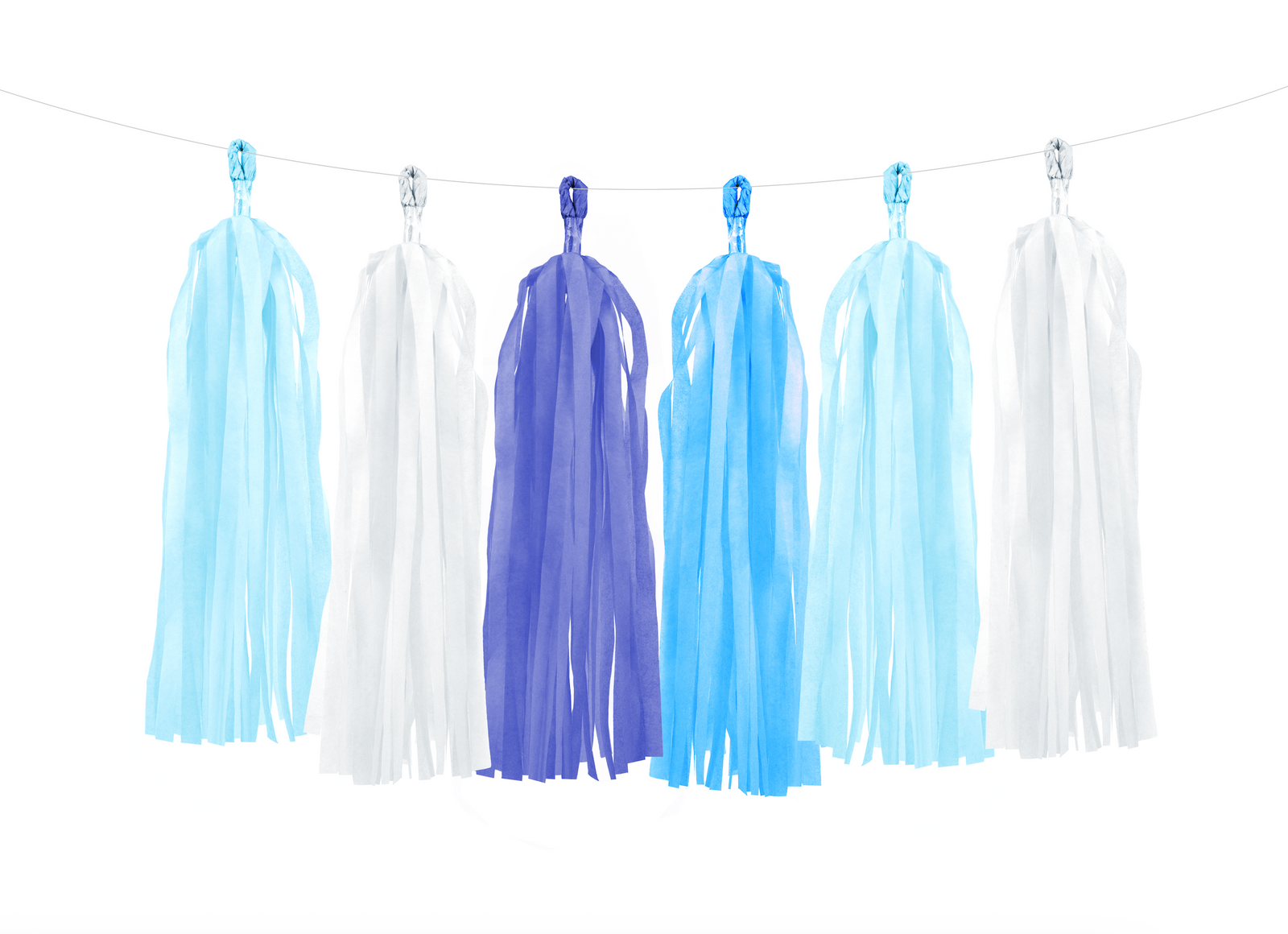Blue DIY Tassel Garland