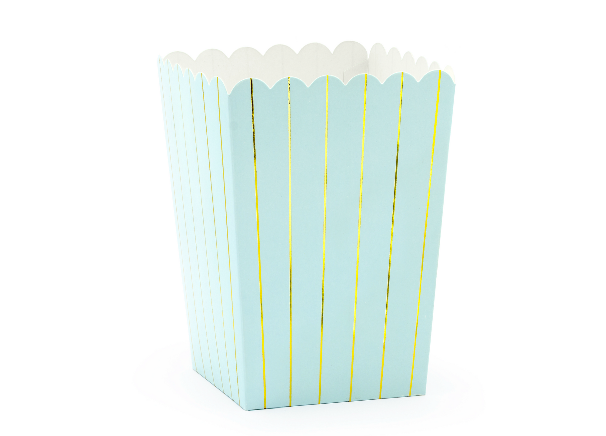 Blue Striped Popcorn Boxes