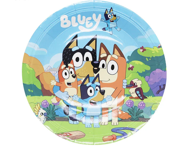 Bluey Birthday Party Plates