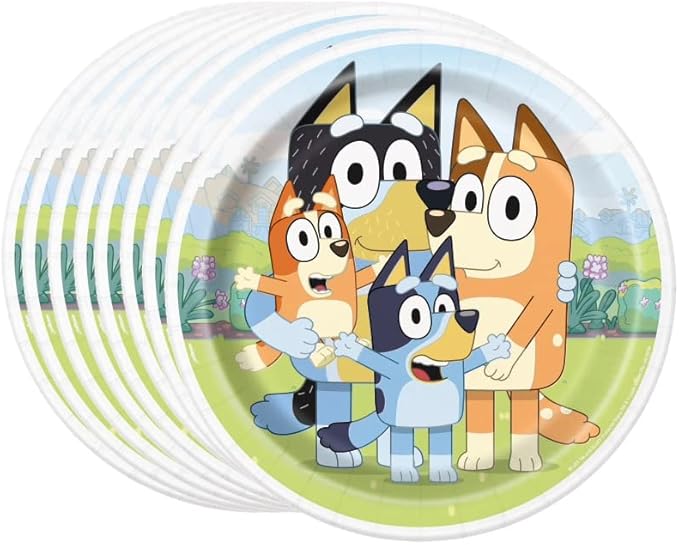 Bluey Birthday Party Plates