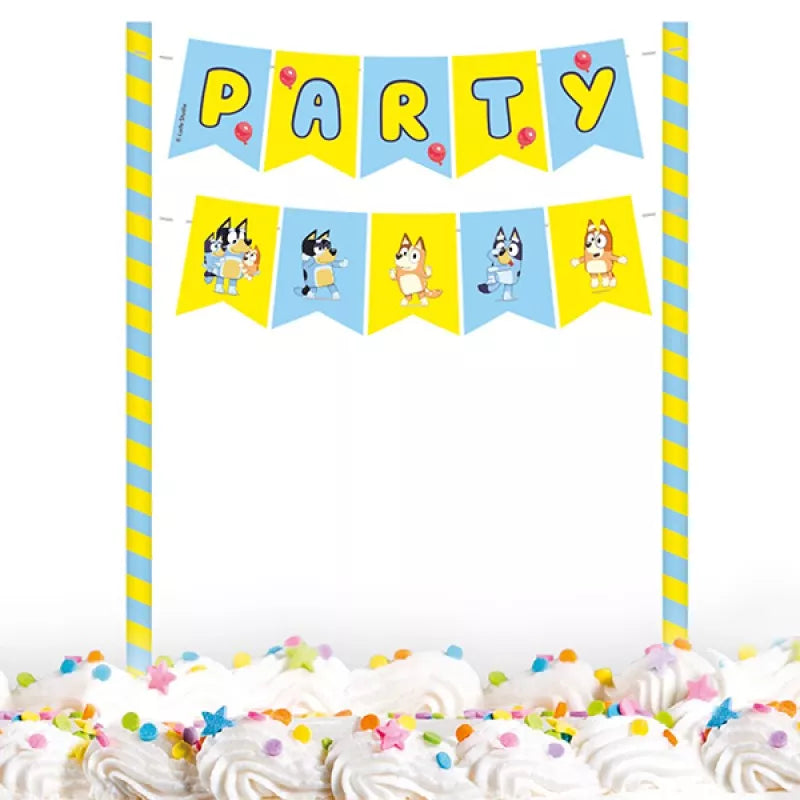 Bluey Party Cake Bunting