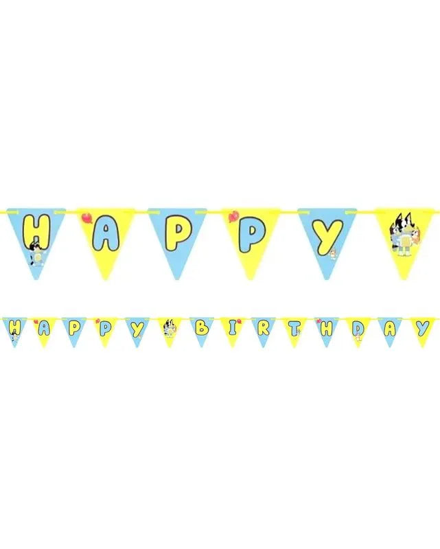 Bluey Happy Birthday Pennants Bunting