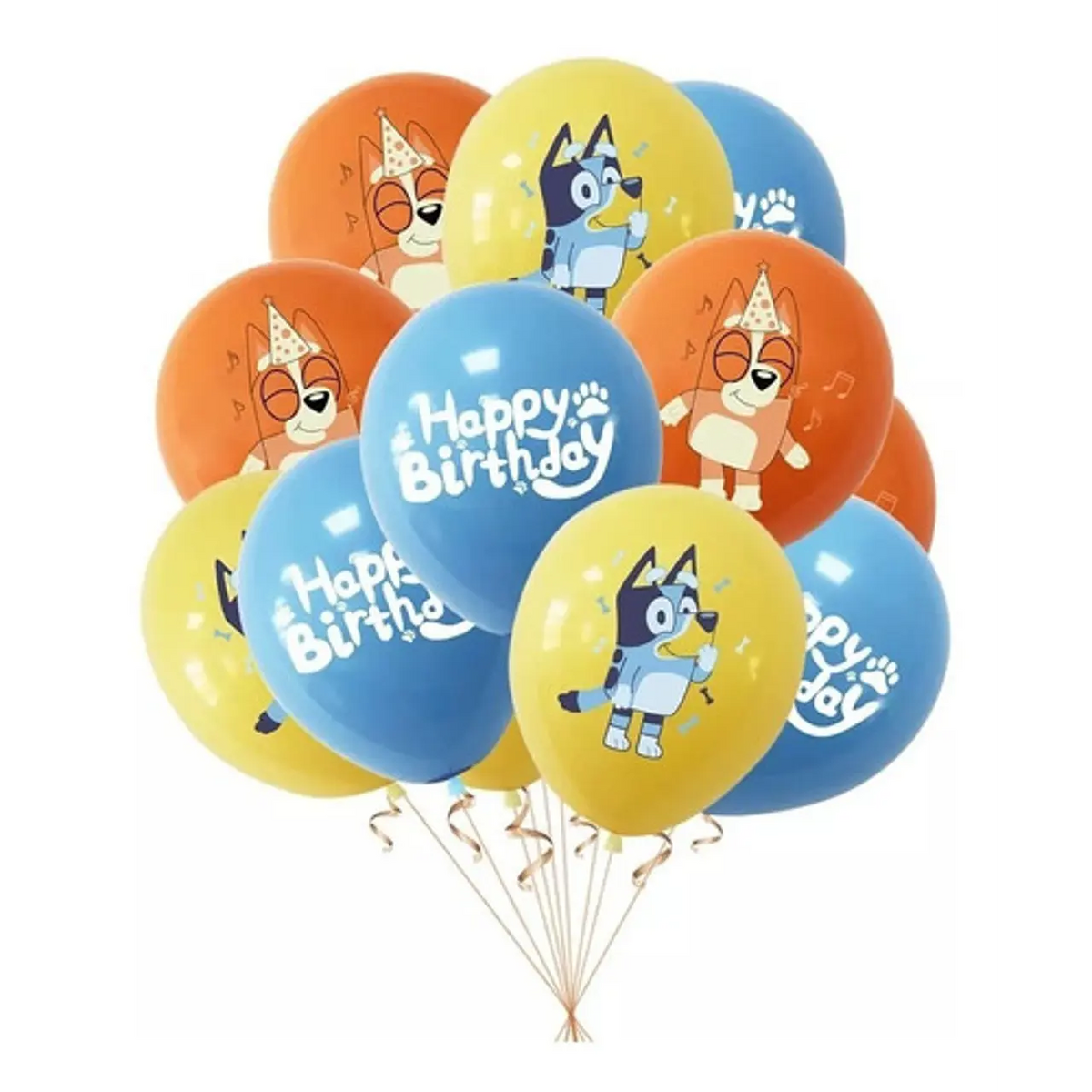 Bluey Latex Balloons
