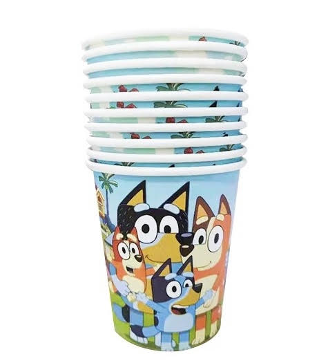 Bluey Paper Party Cups