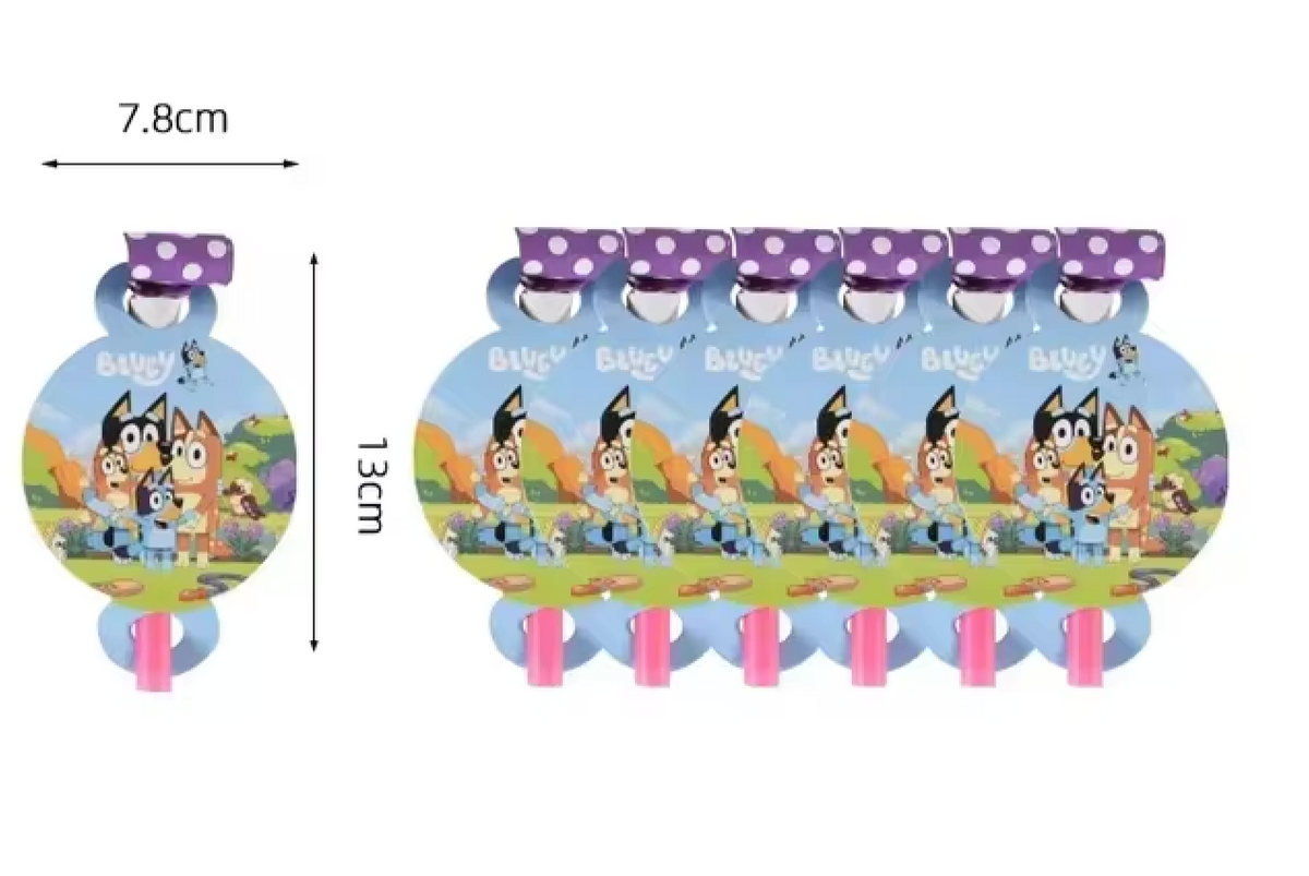 Bluey Party Blowouts