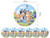 Bluey Party Plates