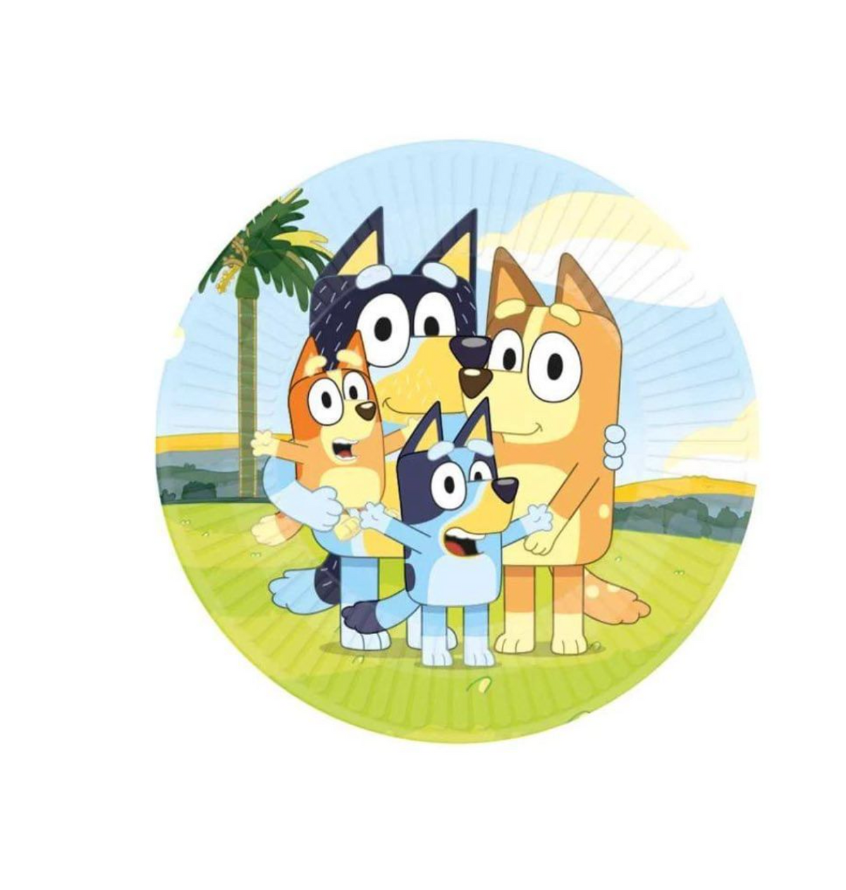 Bluey Party Plates