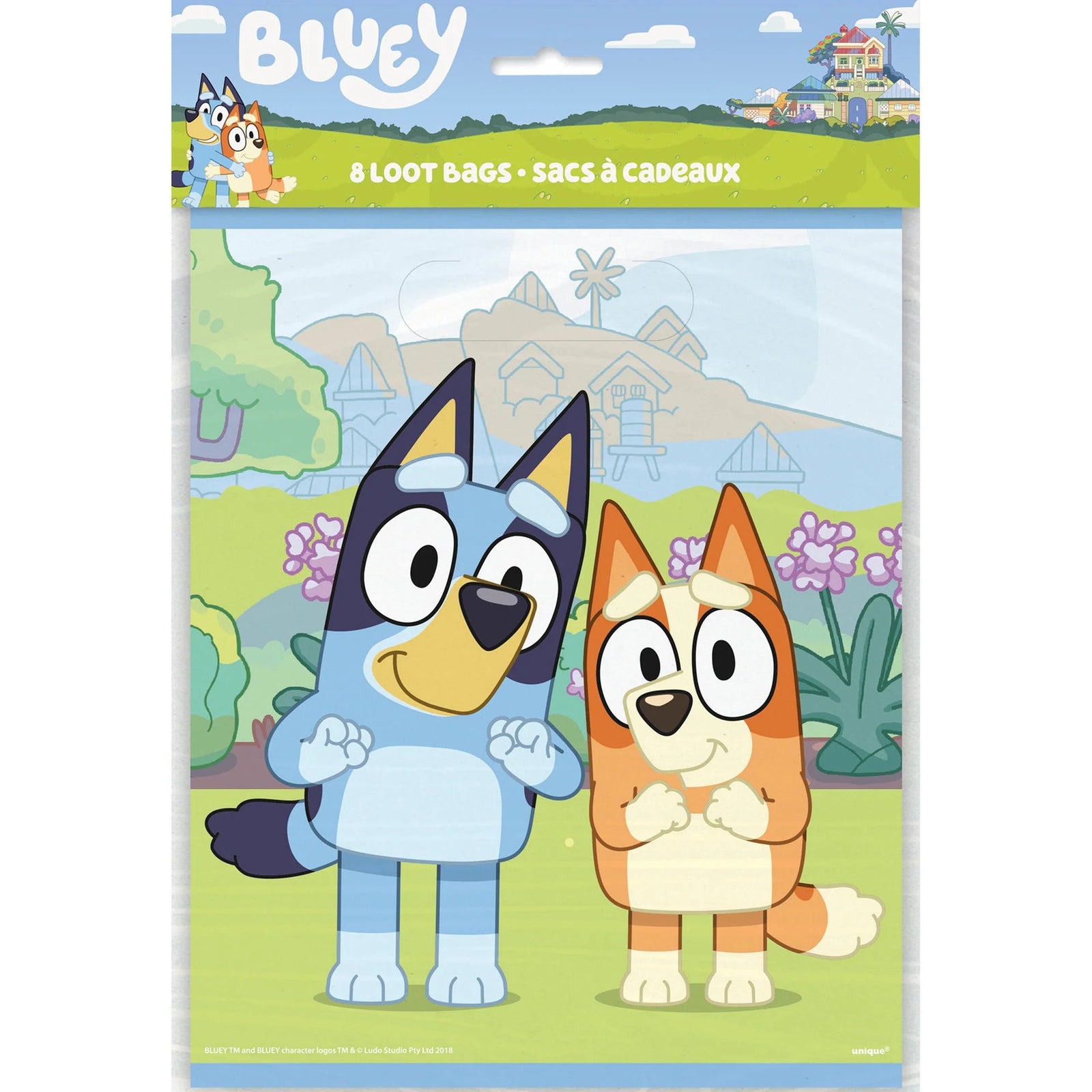 Bluey Plastic Lootbags