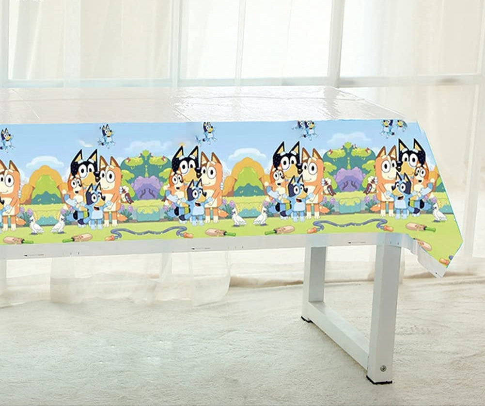 Bluey Plastic Table Cover