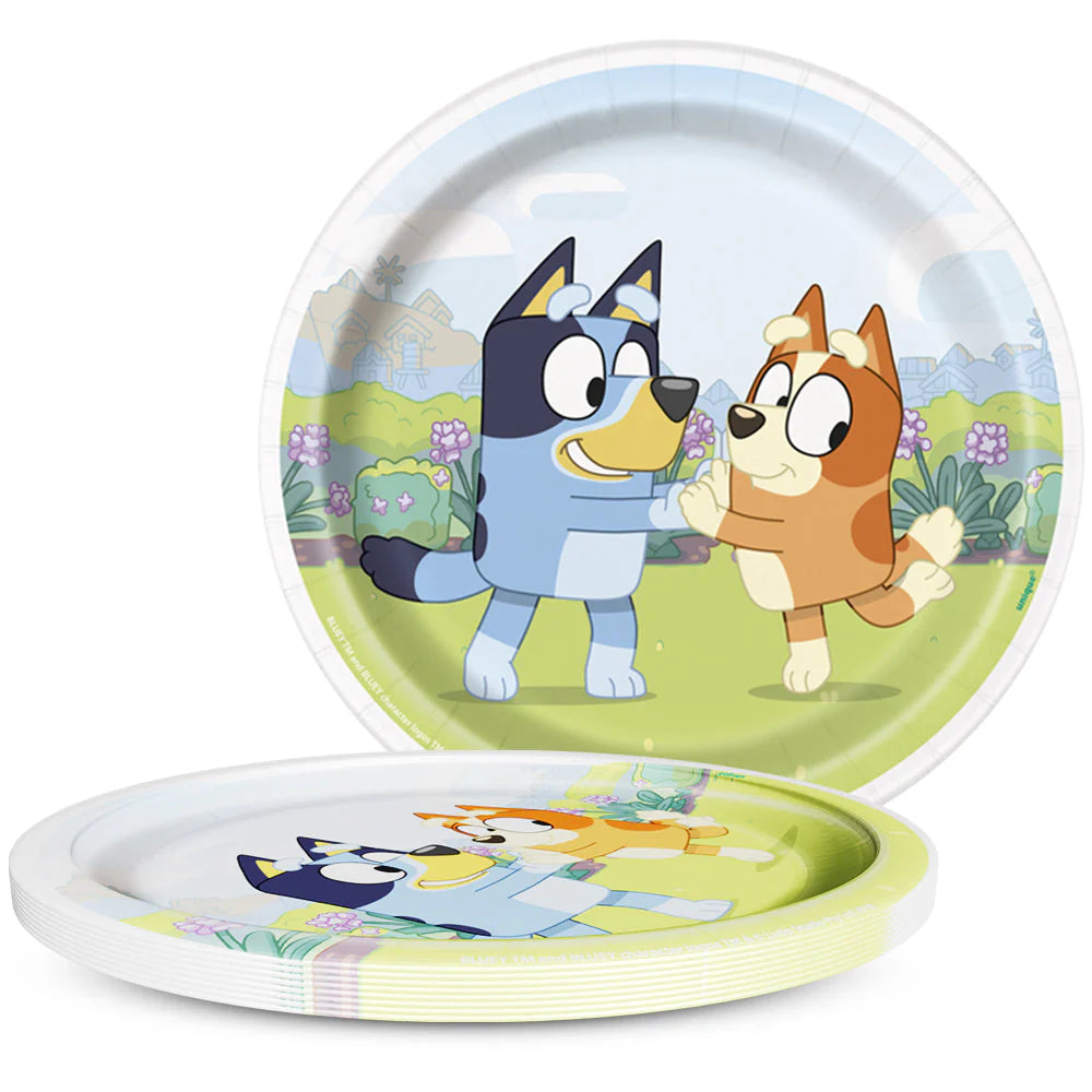 Bluey Round Dessert Plates
