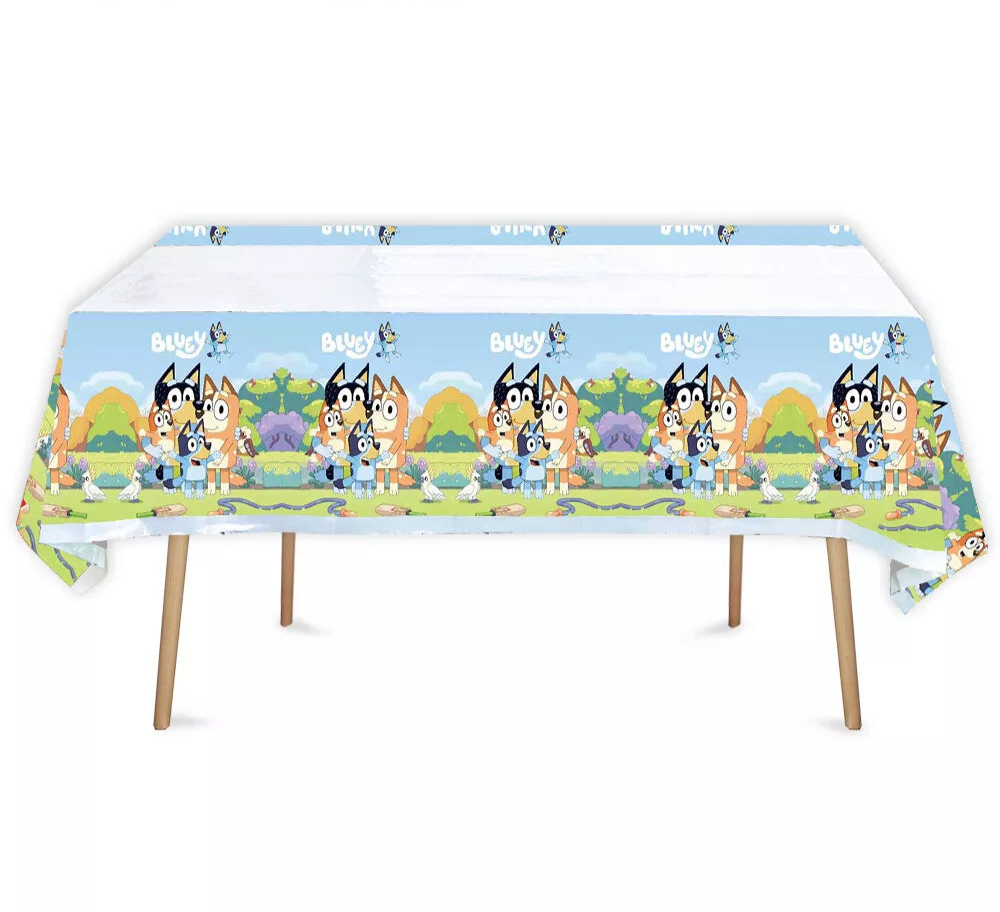 Bluey Plastic Table Cover