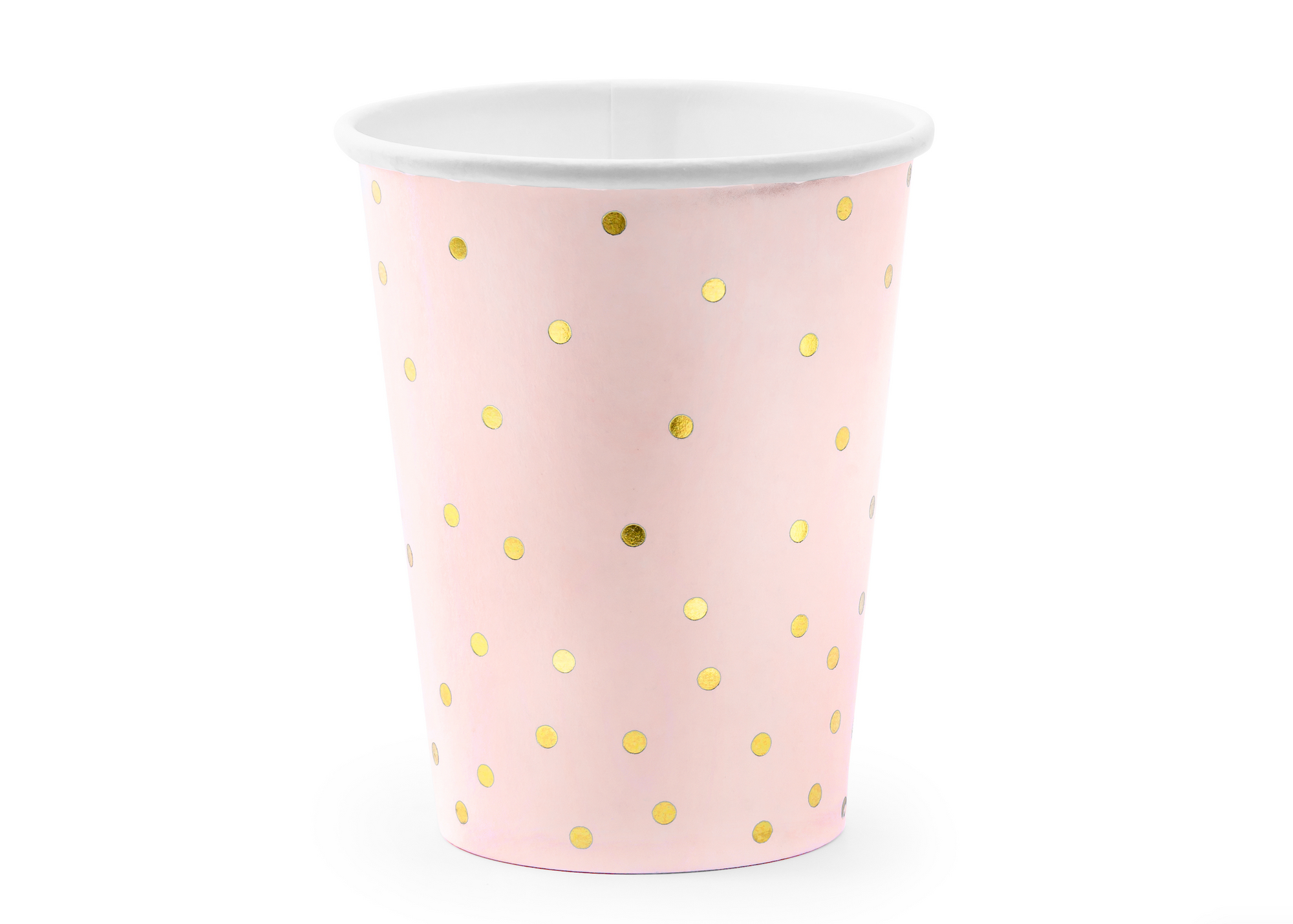 Blush Pink Polka Dot Cups