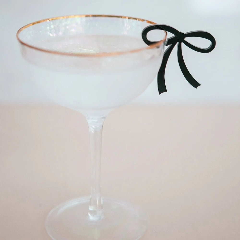 Bow Drink Charm Tags