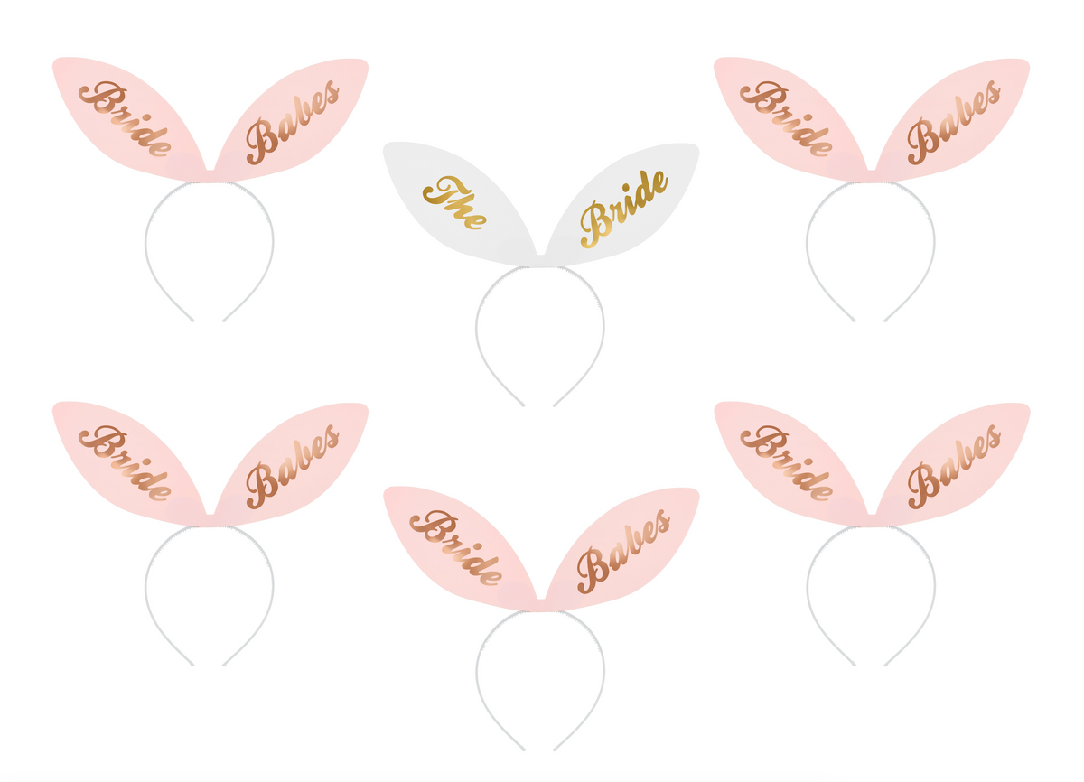 Bride Squad Bunny Headbands