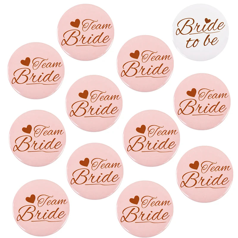 Bride & Team Bride Badges