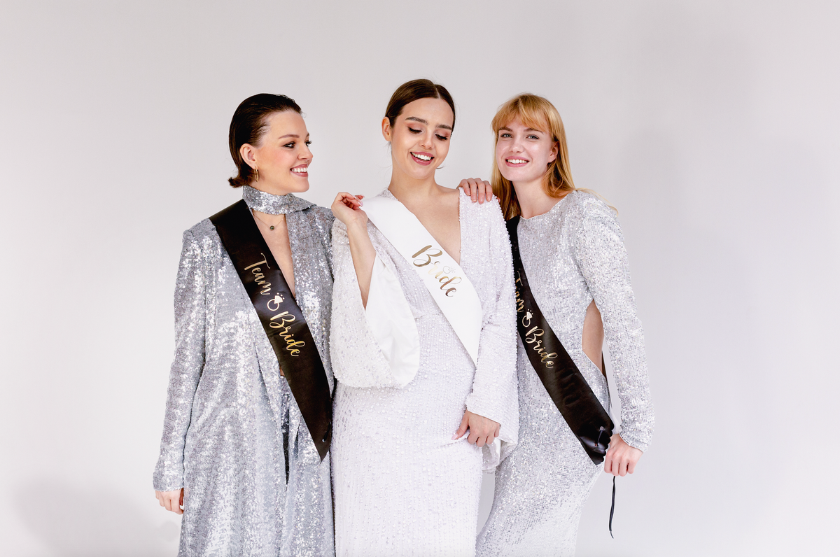 Bride &amp; Team Bride Satin Sashes