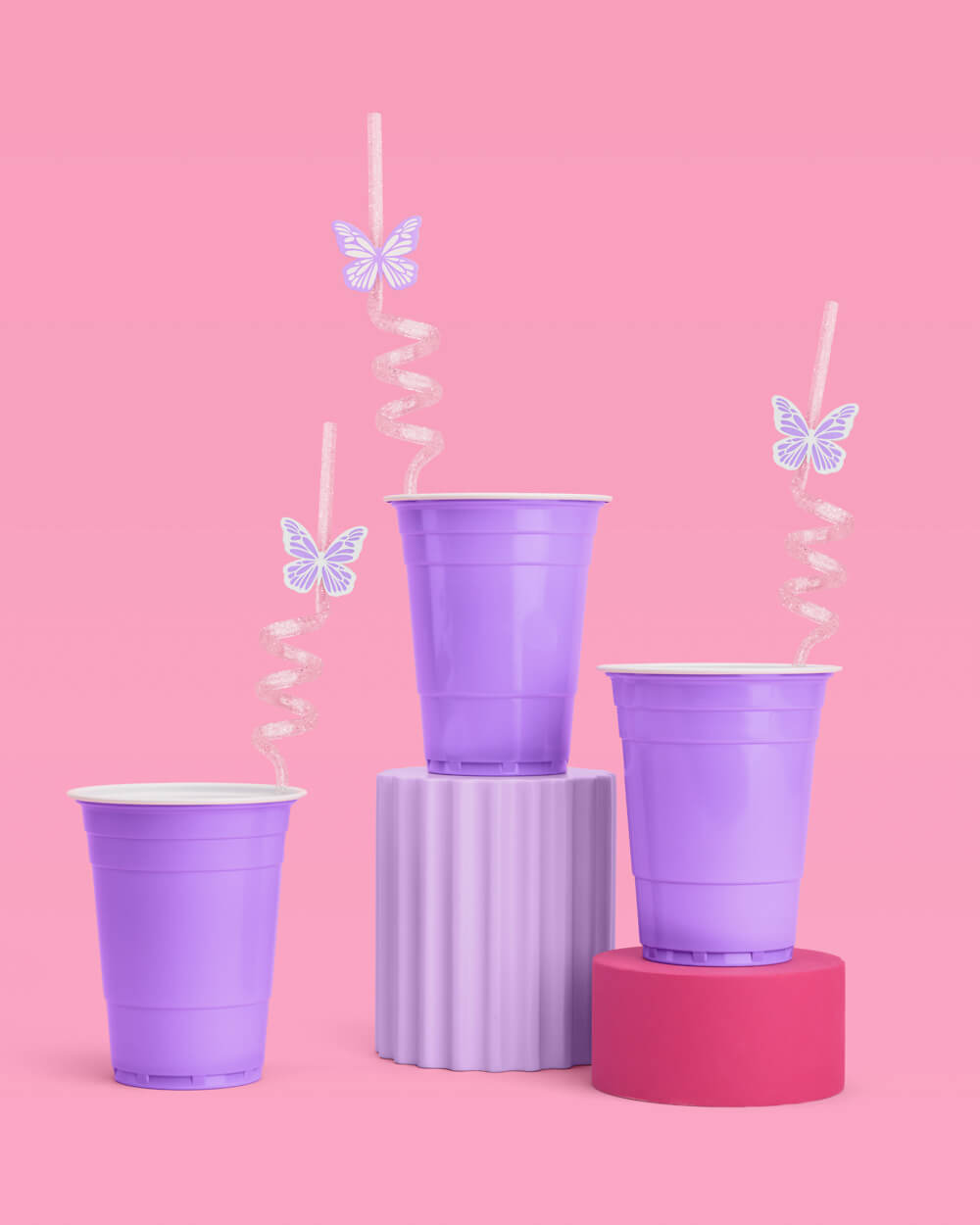 Butterfly Straws