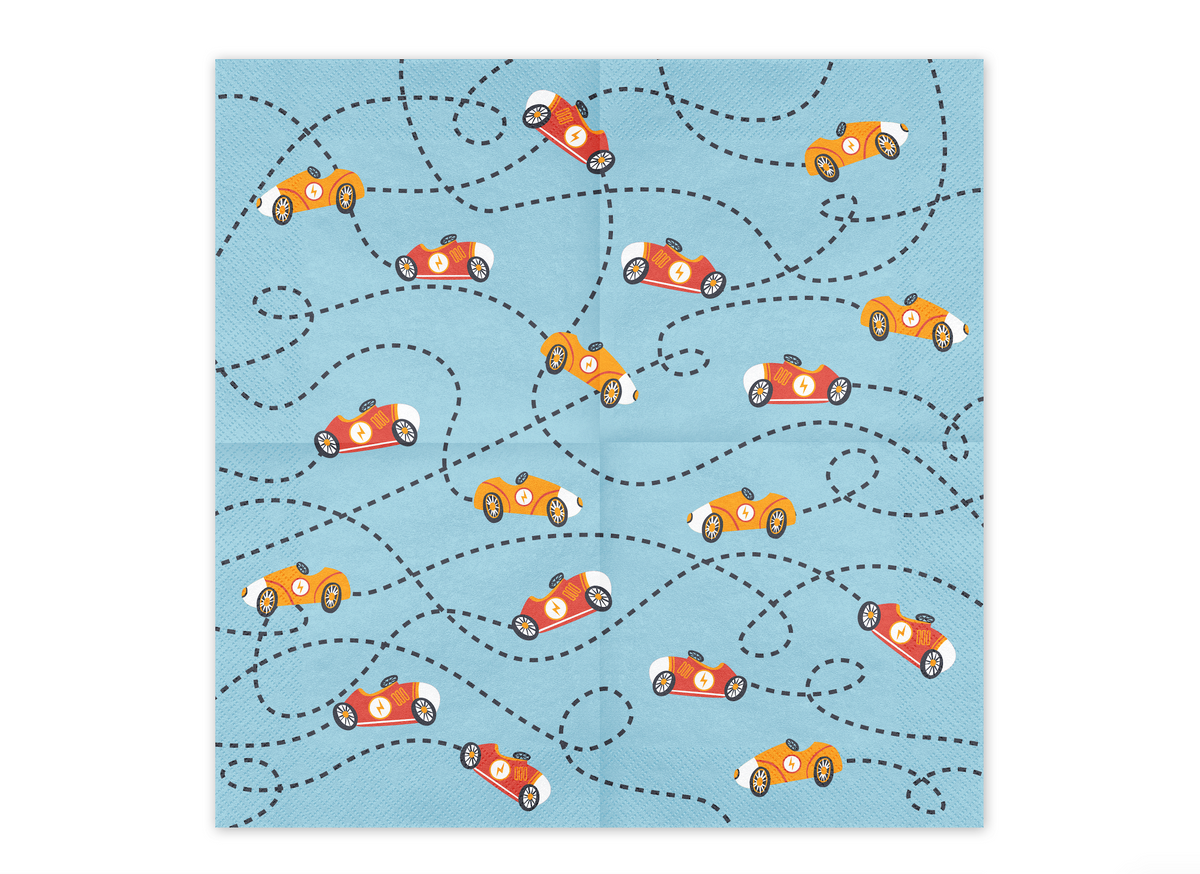 Vintage Car Race Large Napkins