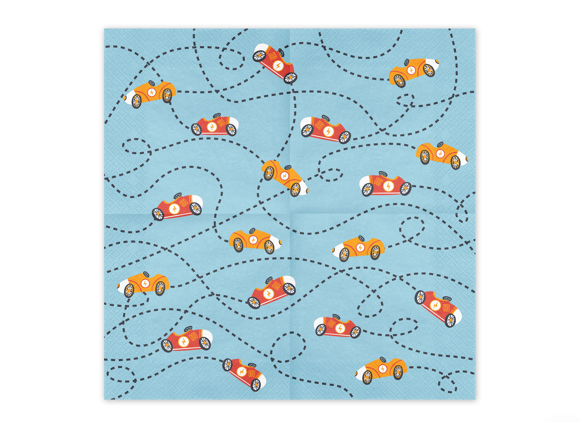 Vintage Car Race Large Napkins
