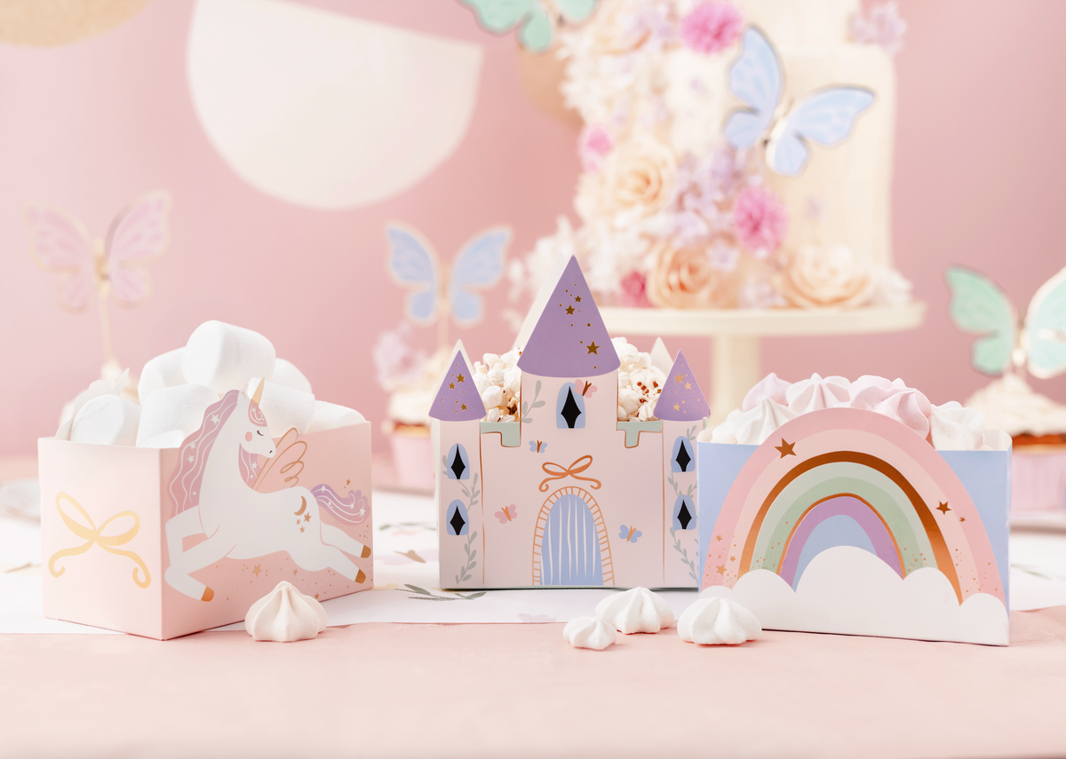 Castle and Unicorns Snack Boxes