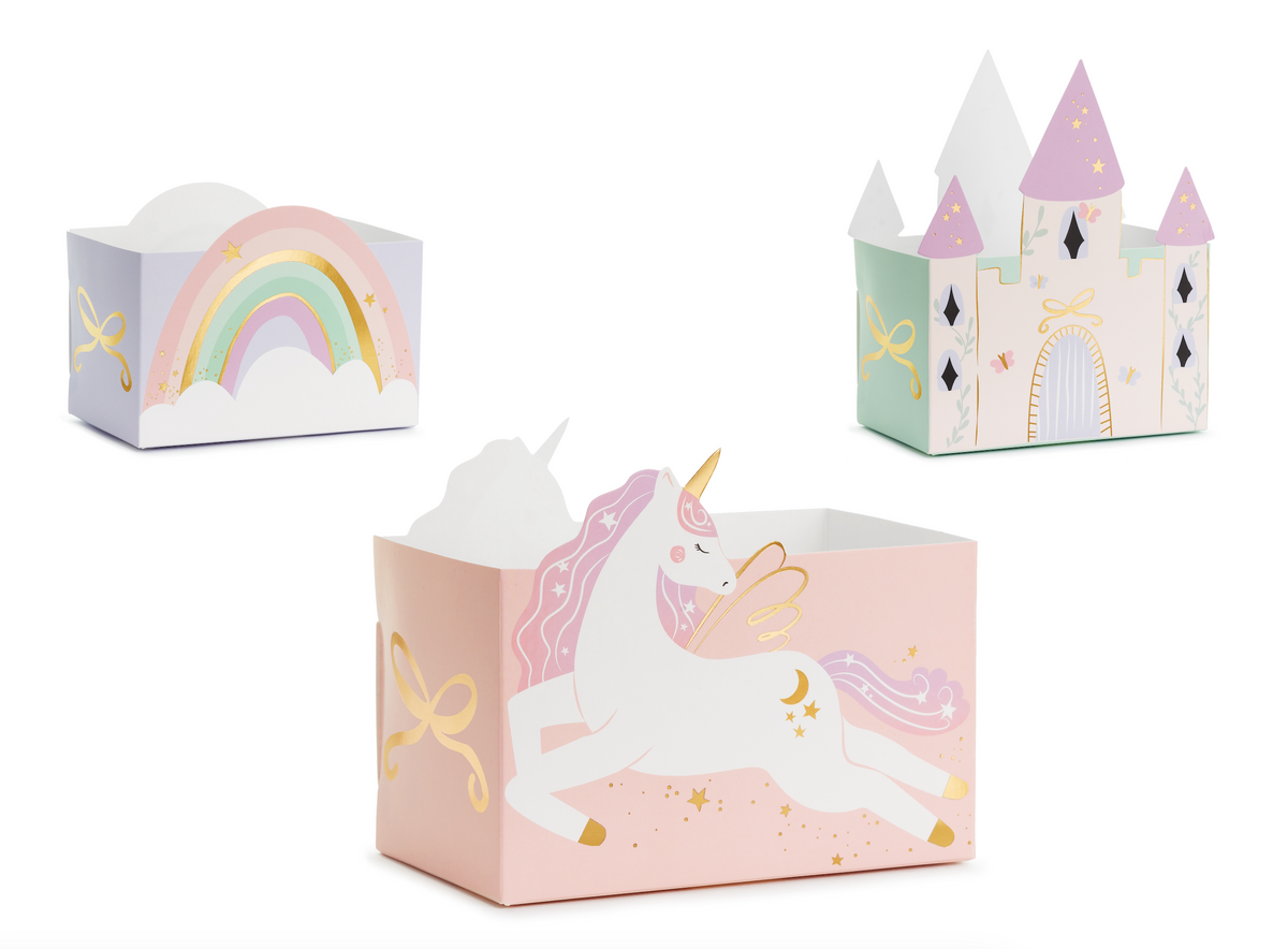Castle and Unicorns Snack Boxes