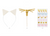 Cat Ears Headband and Mustache Set with Stickers