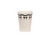 Cream & Black Bow Paper Cups