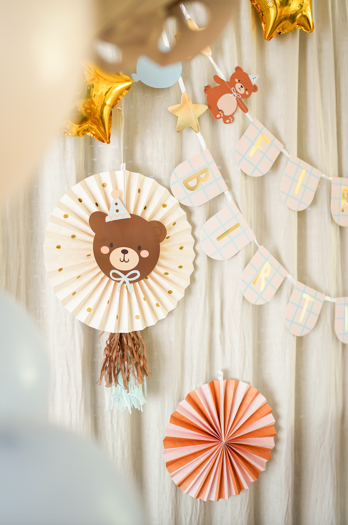 Decorative Rosettes Bear Set 
