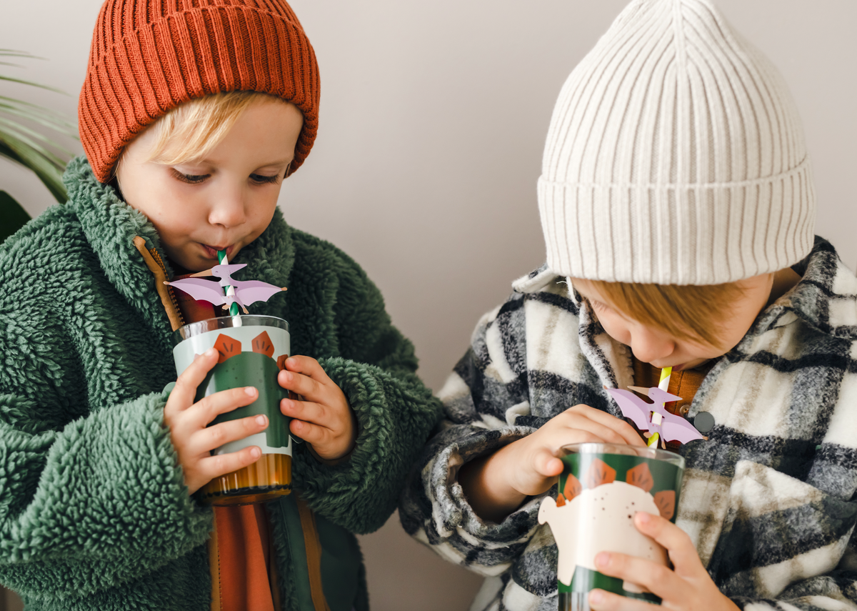 Dinosaur Paper Cup Sleeves
