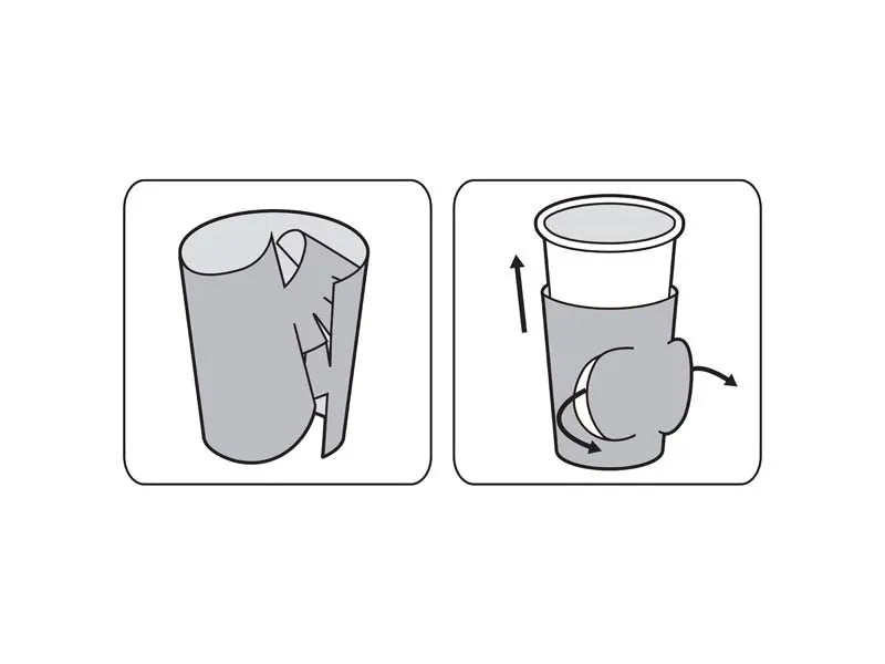 Dinosaur Paper Cup Sleeves